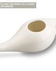 Ceramic Neti Pot side view