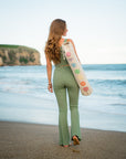 Yoga mat bag on NZ beach