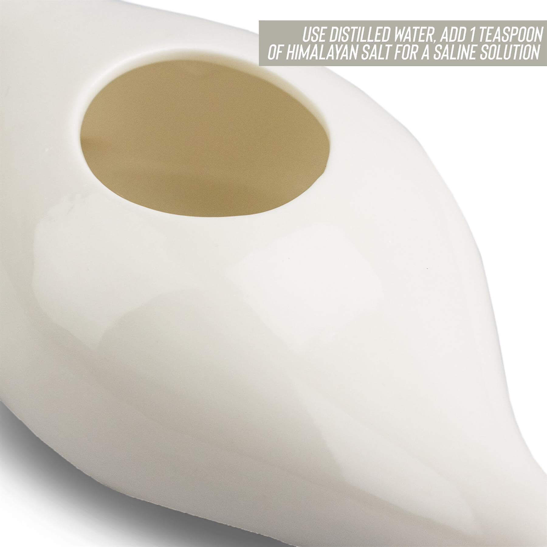 Neti Pot with saline solution